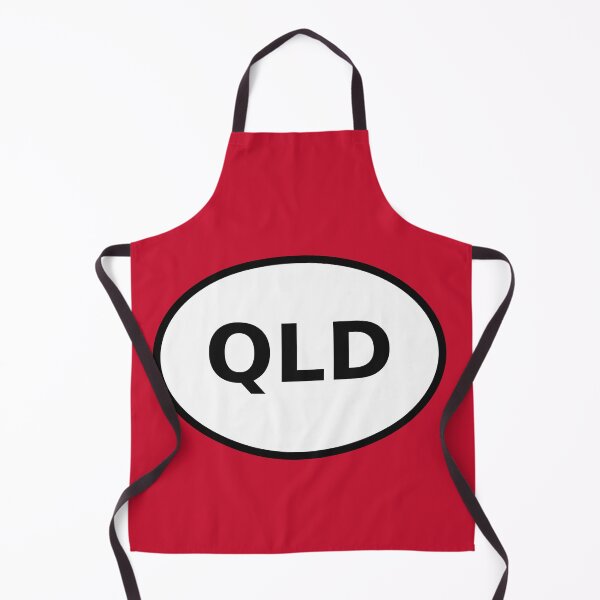 Artikelvorschau, Queensland QLD International Oval Aufkleber · Minimalistische australische Reiseidentität entworfen und verkauft von The Digital Compass.