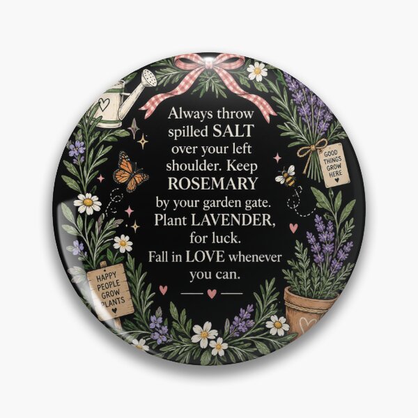 Item preview, Salt Rosemary Lavender Love, Witchy Women Herbal Magic, Mystical Spell Aesthetic, Vintage Gothic Halloween, Feminine Witch Gift designed and sold by Cchotlan.
