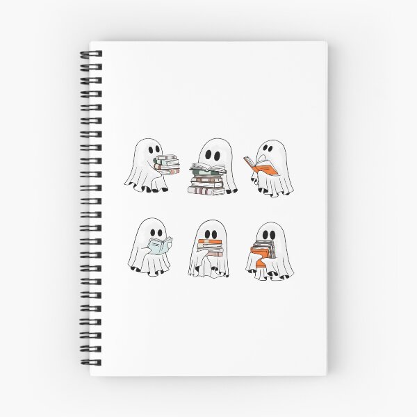 Item preview, Cute Ghosts Reading Books Funny Halloween Book Lover Spooky Graphic designed and sold by NoirLuxeStudio.