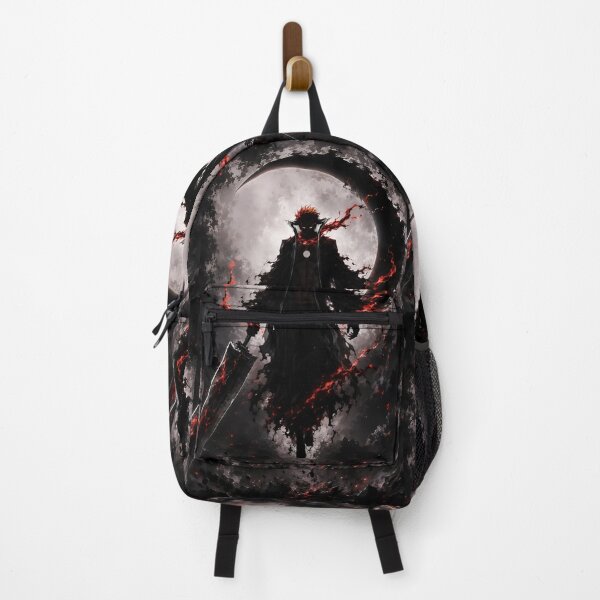 Item preview, Crimson Moon Warrior – Dark Fantasy Shadow Knight with Red Energy designed and sold by Dyan4.