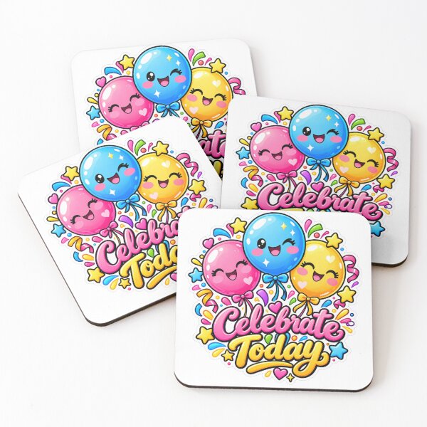 Item preview, Celebrate Today Colorful Balloons designed and sold by CodePaws Creations.