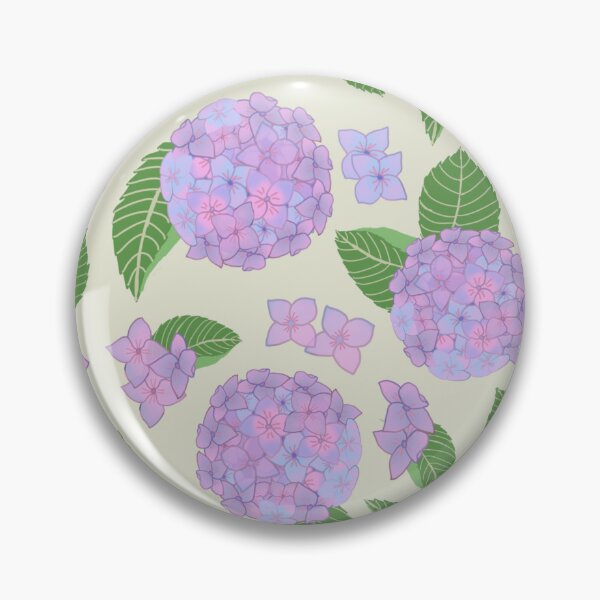 Item preview, Colourful Garden Hydrangea Flowers designed and sold by Honey Myrtle Studio.