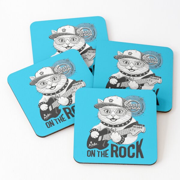 Item preview, Cat BLACK AND White On The Rock For Rockstar (6 SEPTEMBER 2026) designed and sold by PIYATO941DESIGN.