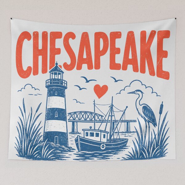 Artikelvorschau, Chesapeake Virginia Retro entworfen und verkauft von HowToCanadian.