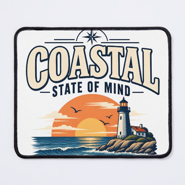 Item preview, Coastal State of Mind designed and sold by Ahsacom.