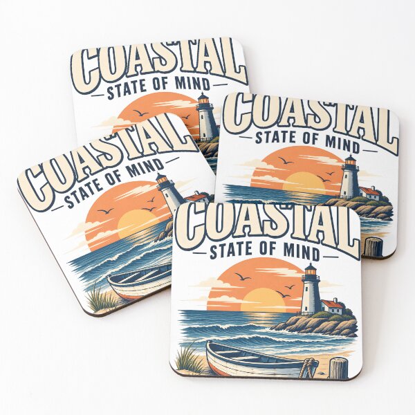 Item preview, Coastal State of Mind designed and sold by Ahsacom.