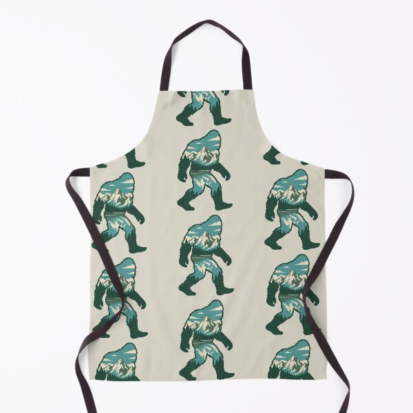 Item preview, Bigfoot Alpine Lake Mountain Scene | Pacific Northwest Sasquatch designed and sold by Kierra & Co..