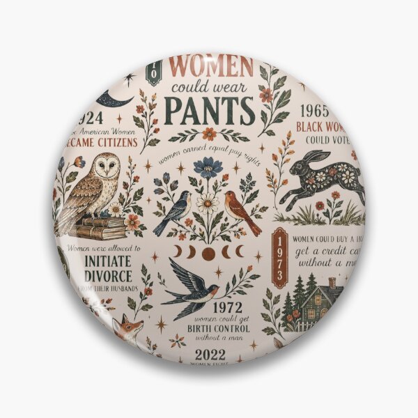 Item preview, They Didn't Burn Witches, Folk Art Feminist Quote, Women’s Rights Protest, Witchy Feminism, Empowering Feminist Gift designed and sold by Cchotlan.