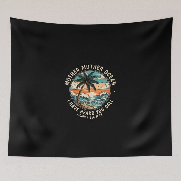 Item preview, Jimmy Buffetts Retro Mother Ocean I Have Heard You Call Jimmy Buf S00065 #184 designed and sold by design-aas-sum.