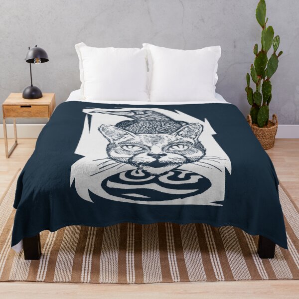 Item preview, Simple Retro Cat and Crow Art | Vintage Animal Sketch Design designed and sold by Half Mess.
