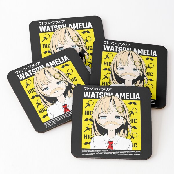Item preview, Hololive En Amelia Watson Smug Mustache designed and sold by cardoza-pfred.