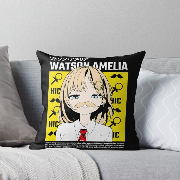 Item preview, Hololive En Amelia Watson Smug Mustache designed and sold by cardoza-pfred.