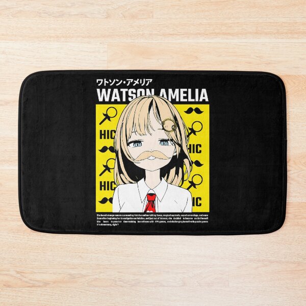Item preview, Hololive En Amelia Watson Smug Mustache designed and sold by cardoza-pfred.