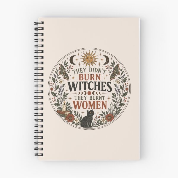Item preview, They Didn't Burn Witches, Folk Art Feminist Quote, Women’s Rights Protest, Witchy Feminism, Empowering Feminist Gift designed and sold by Cchotlan.
