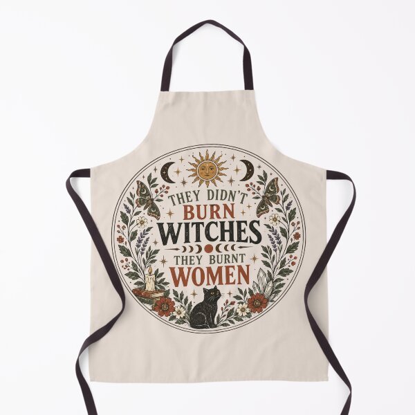 Item preview, They Didn't Burn Witches, Folk Art Feminist Quote, Women’s Rights Protest, Witchy Feminism, Empowering Feminist Gift designed and sold by Cchotlan.