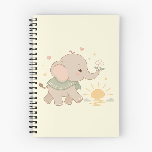 Item preview, Walk Toward the Light – Cute Thai Elephant Vector designed and sold by CosmicQuietStudio.