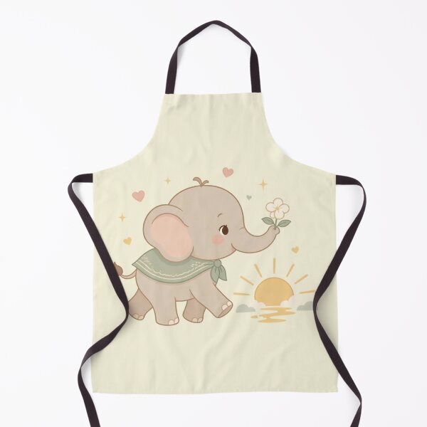 Item preview, Walk Toward the Light – Cute Thai Elephant Vector designed and sold by CosmicQuietStudio.