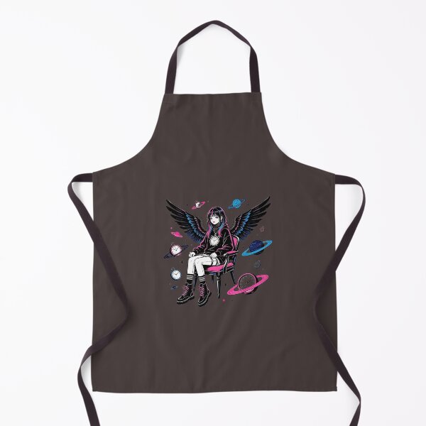 Item preview, Winged young woman with clocks and planets designed and sold by mixoubraw.