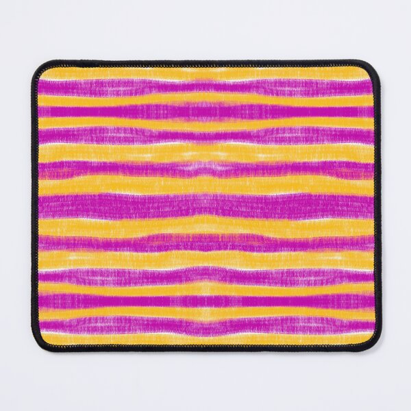 Item preview, Hand Drawn Pink and Yellow Wavy Stripe Pattern designed and sold by การออกแบบคิงซาคาอิ.