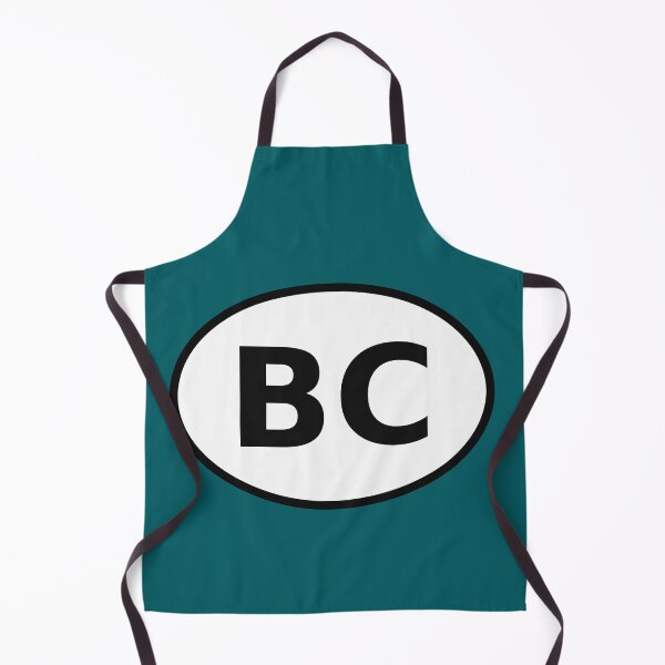 Item preview, British Columbia BC International Oval Sticker · Minimalist Canadian Travel Identity designed and sold by The Digital Compass.
