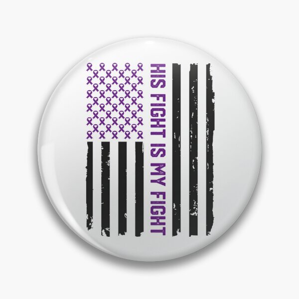 Item preview, His Fight - American Flag Epilepsy Awareness  designed and sold by akeem-waynez.
