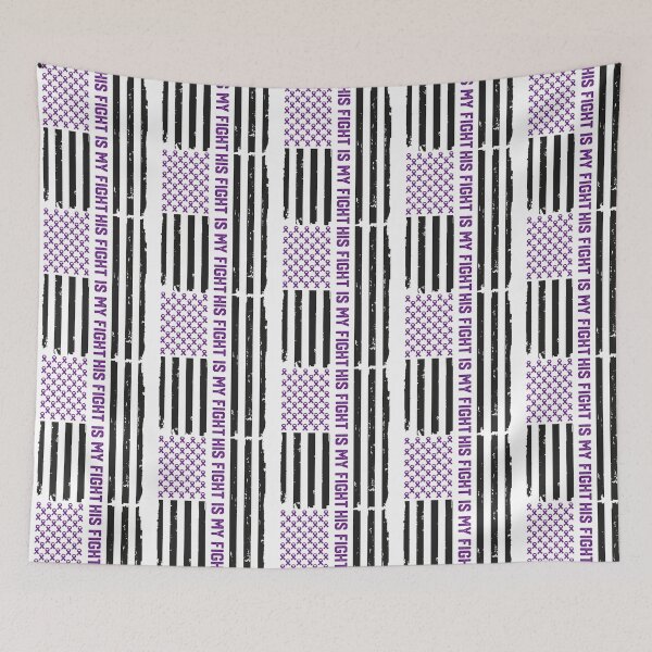 Item preview, His Fight - American Flag Epilepsy Awareness  designed and sold by akeem-waynez.