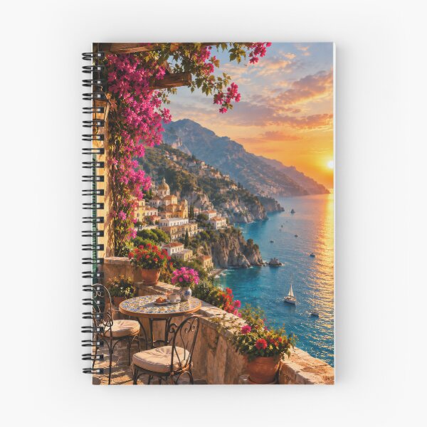 Item preview, Amalfi Coast Sunset Dreamscape designed and sold by PrintBreeze.