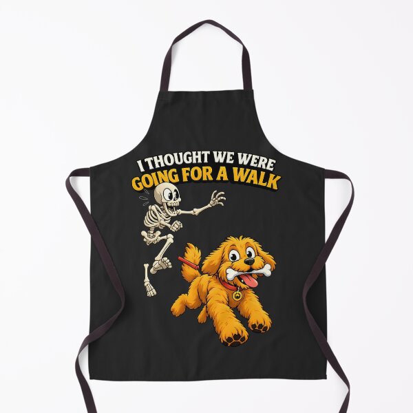 Item preview, I Thought We Were Going For A Walk | Funny Dog Owner Skeleton designed and sold by Cree8if.