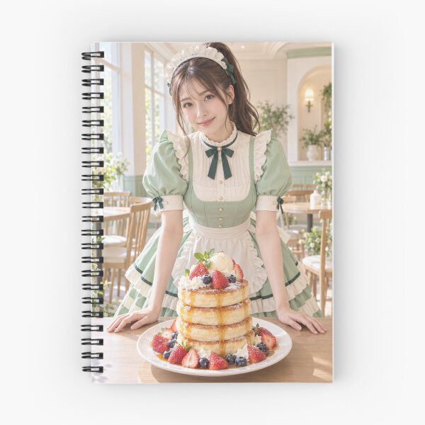 Item preview, Fluffy Pancake Tower – Mint Maid Café designed and sold by SEIMEI2025.