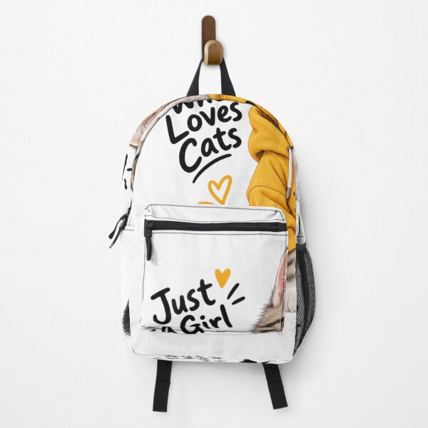 Item preview, Cute Cat Lover Hoodie – Just a Girl Who Loves Cats designed and sold by Cool Tee World .