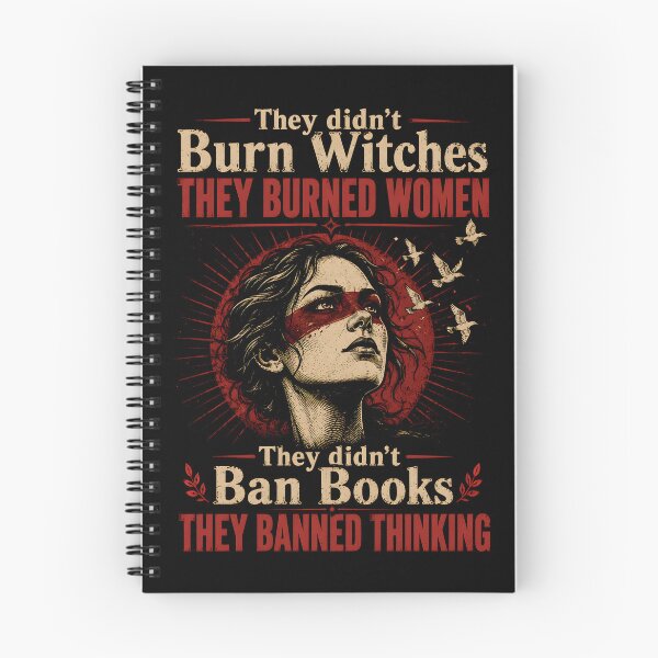 Item preview, they didnt burn witches they banned books designed and sold by Emmatshirt1.