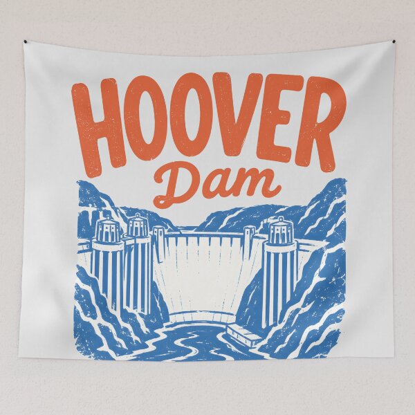 Item preview, Hoover Dam Retro  designed and sold by HowToCanadian.