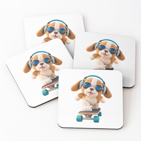 Item preview, Plushy Pup Skateboard Adventure in Venice Beach designed and sold by Russell Thorne.