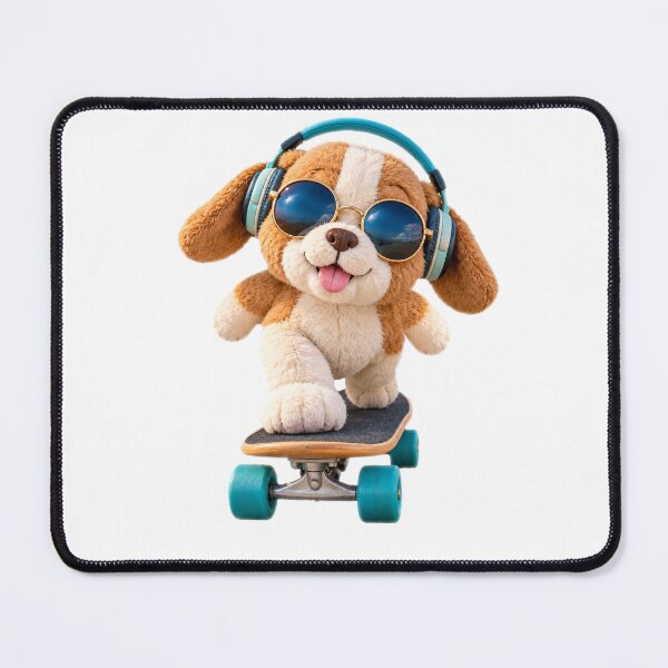 Item preview, Plushy Pup Skateboard Adventure in Venice Beach designed and sold by Russell Thorne.