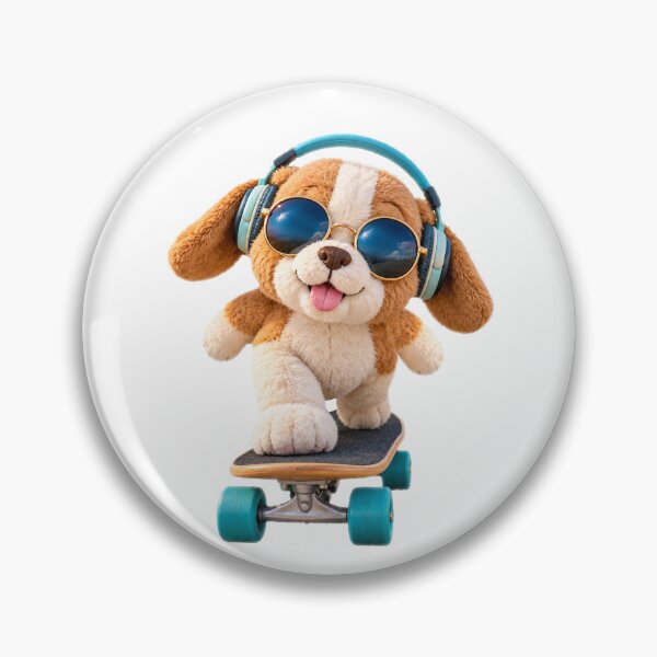 Item preview, Plushy Pup Skateboard Adventure in Venice Beach designed and sold by Russell Thorne.