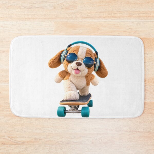 Item preview, Plushy Pup Skateboard Adventure in Venice Beach designed and sold by Russell Thorne.