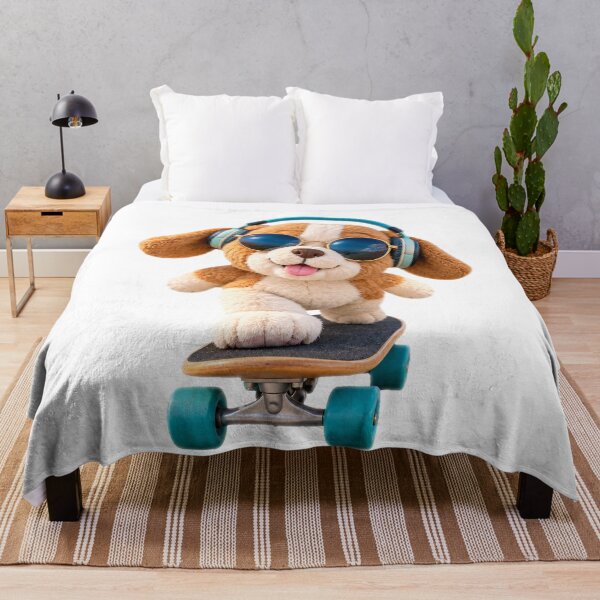 Item preview, Plushy Pup Skateboard Adventure in Venice Beach designed and sold by Russell Thorne.