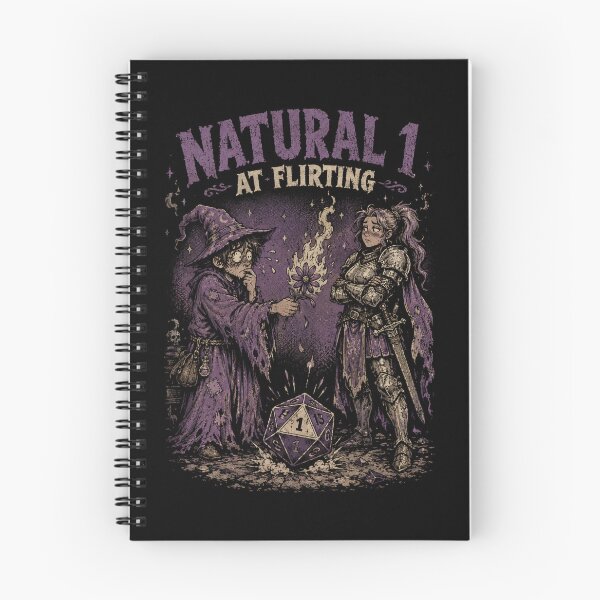 Item preview, Natural 1 At Flirting Funny Awkward Fantasy Romance Critical Failure designed and sold by Yellowriversss.
