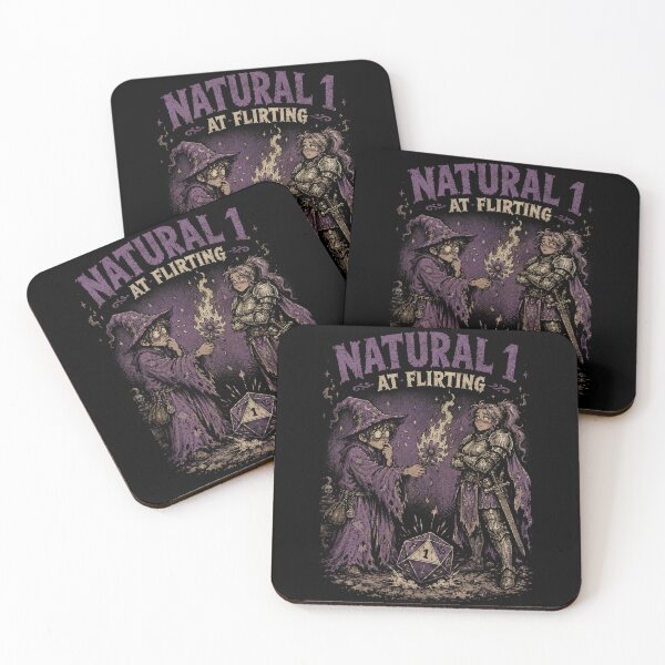 Item preview, Natural 1 At Flirting Funny Awkward Fantasy Romance Critical Failure designed and sold by Yellowriversss.
