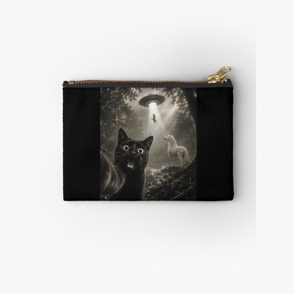 Item preview, Cat selfie ufo Halloween  designed and sold by Emmatshirt1.