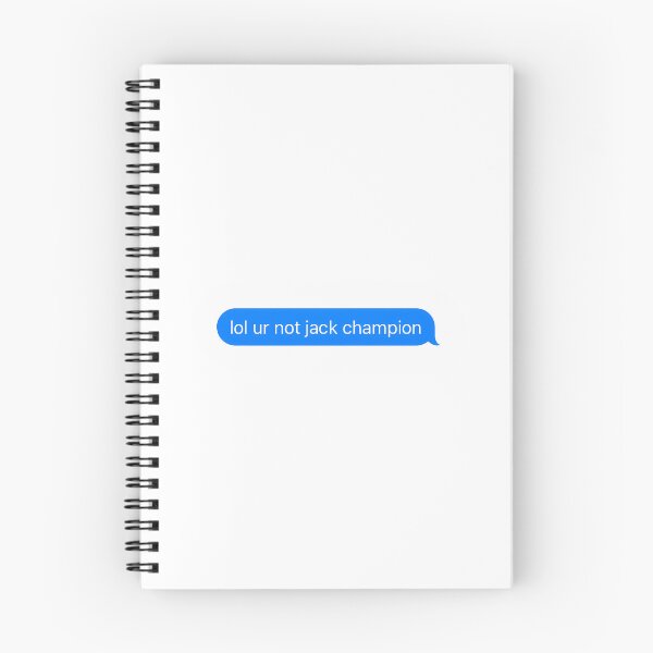 Item preview, Lol Ur Not Jack Champion Text designed and sold by SANVUDesigns.