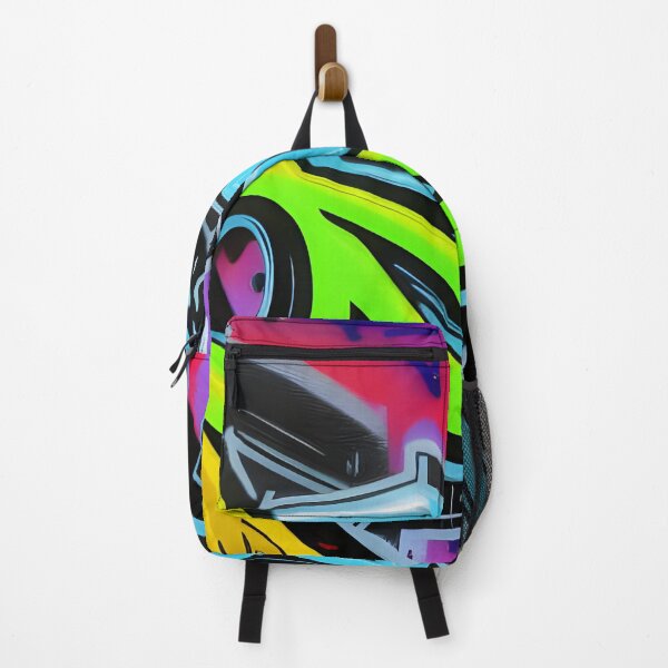 Item preview, Canary Yellow & Cyan Wildstyle - Electric Lime Street Mural | 083 designed and sold by City Graffix Design Co..