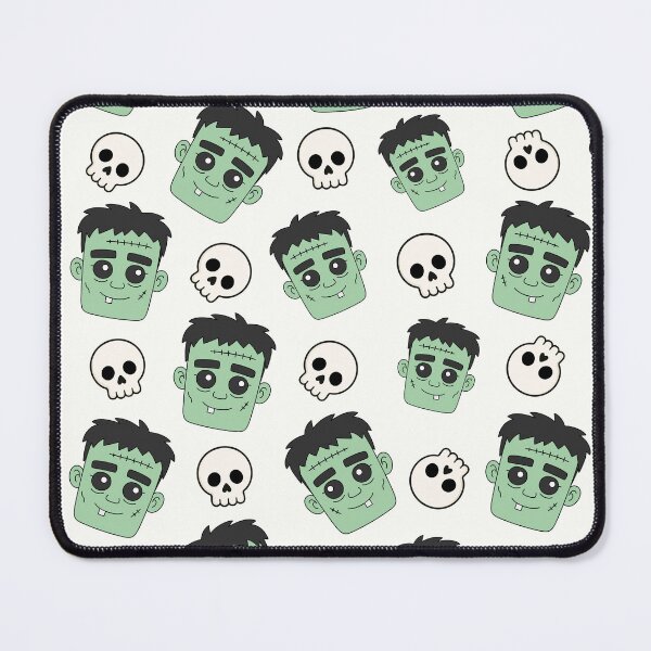 Item preview, Cute Frankenstein And Skulls Halloween Seamless Pattern designed and sold by teeperfect.