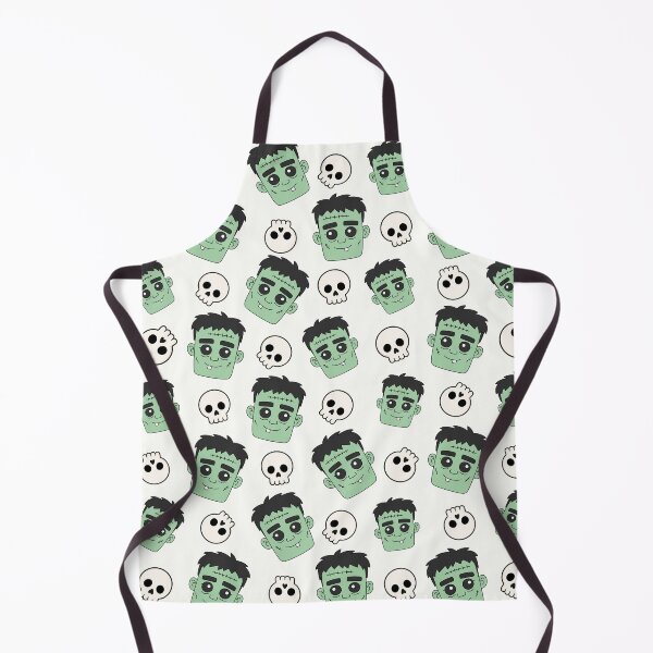 Item preview, Cute Frankenstein And Skulls Halloween Seamless Pattern designed and sold by teeperfect.