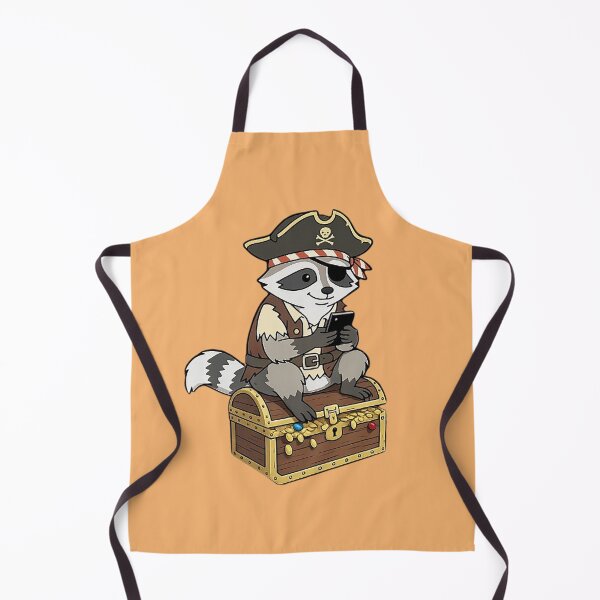 Item preview, Pirate Raccoon – Whimsical Treasure Chest Illustration designed and sold by Dogandesighn.