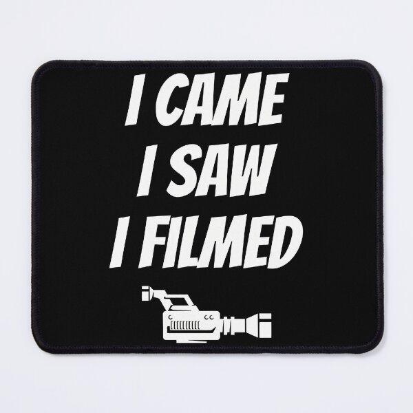 Item preview, I Came I Saw I Filmed Video Camera Cinematographer Gift designed and sold by alphaedogee.