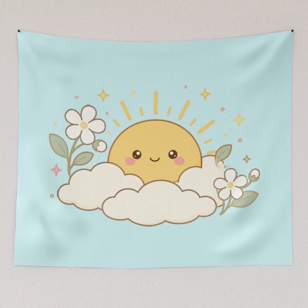 Item preview, New Beginnings – Cute Thai Sunrise Soft Life Design designed and sold by CosmicQuietStudio.