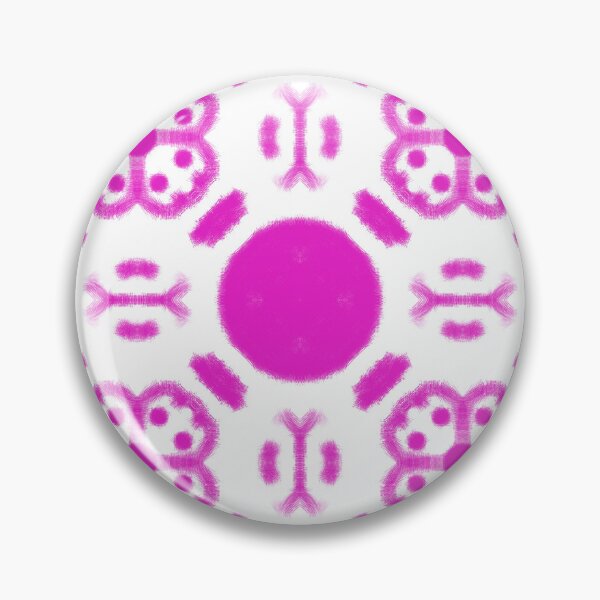 Item preview, Magenta Geometric Floral Pattern – Bold Pink Abstract Design designed and sold by การออกแบบคิงซาคาอิ.