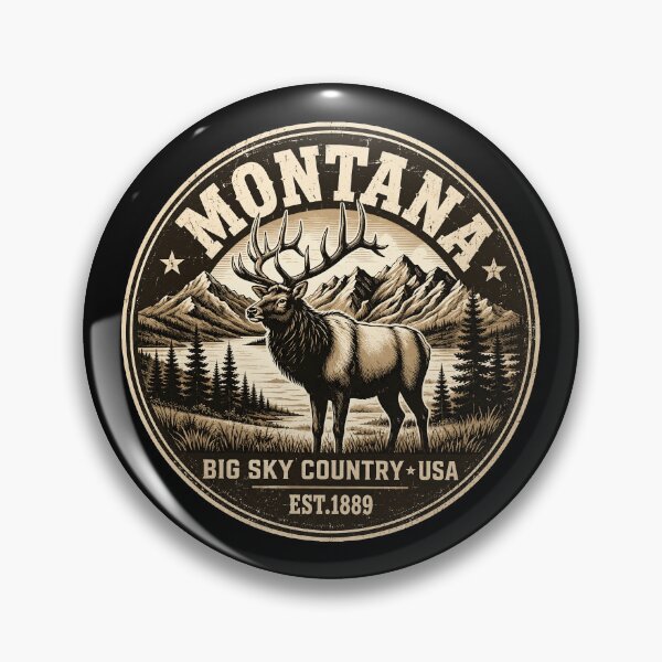 Item preview, Montana Rocky Mountains Elk Big Sky Country designed and sold by lorna-saway.