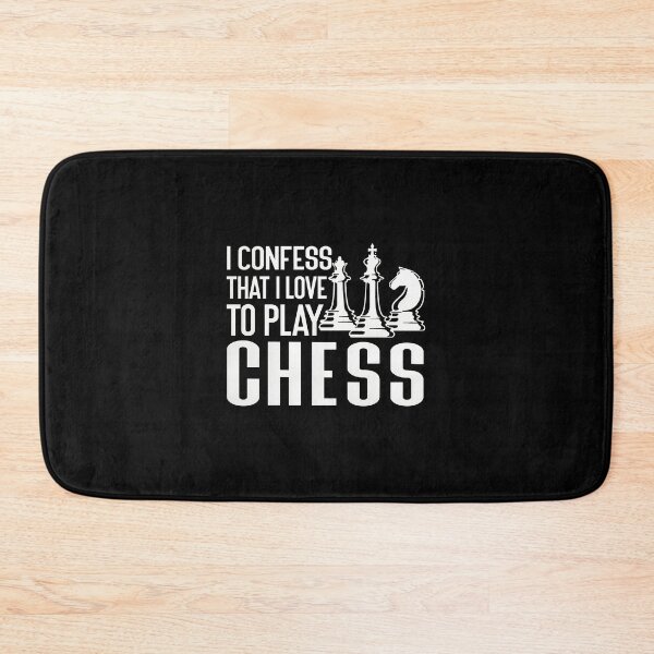 Item preview, I Confess I Love To Play Chess Graphic designed and sold by shabeltmkrassr.